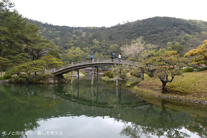 栗林公園夜桜ライトアップ2017年