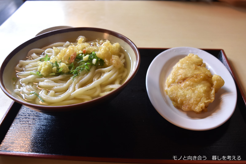 中野うどん学校、てんてこ舞のかけうどん