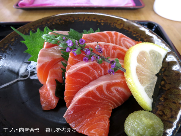 讃岐さーもん刺身定食