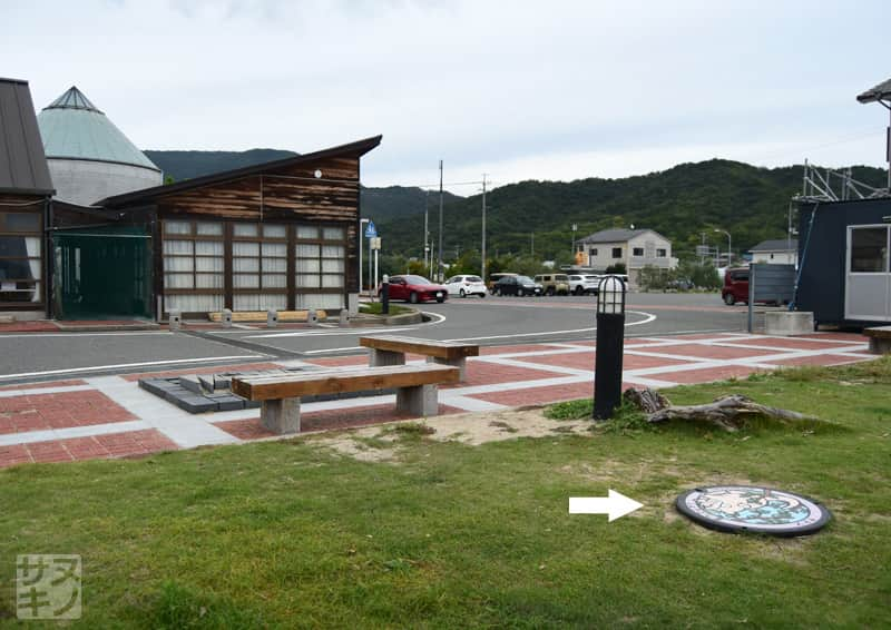 ポケふた ヤドンマンホール 小豆島町