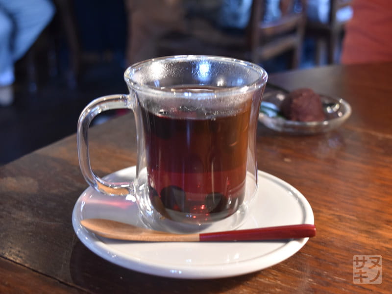 綾川町 古民家Cafe 山清の黒豆茶